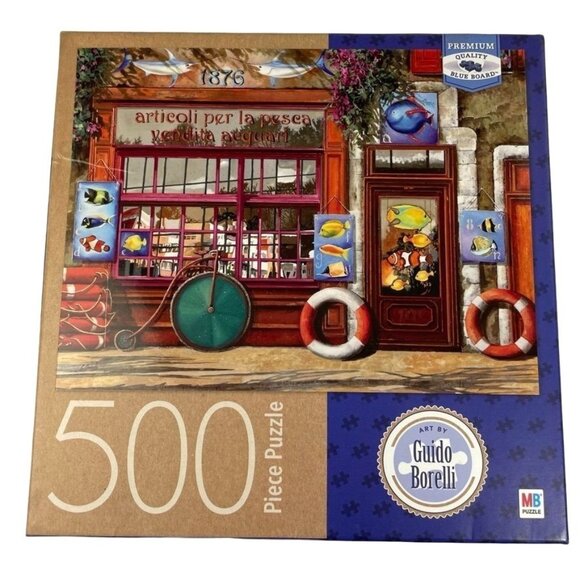 Guido Borelli 500 Piece Puzzle Premium Lezione Di Acquario 18 x 24 u - Picture 1 of 4
